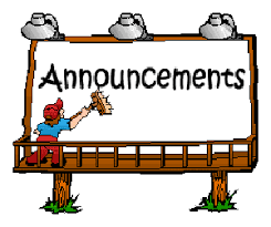 Daily Announcements 11/2/2020